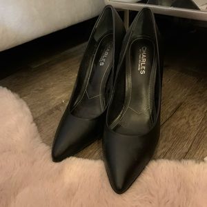 Black Charles David Heels worn once